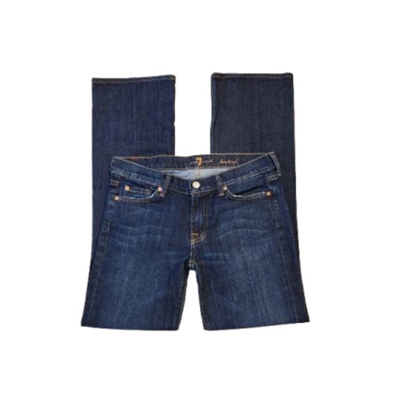7 For All Mankind Mid-Rise Bootcut Jeans - Picture 1 of 5